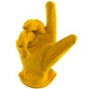 FEISHDEK Kids Work Gloves Age 2-14, Extra Soft Deerskin Suede,