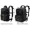 tactifans Tactical Expandable Backpack, Chest Rig Backpack MOLLE Assault Hydration