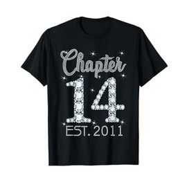 Chapter 14 EST 2011 Happy 14th Birthday Gift For Girls T-Shirt