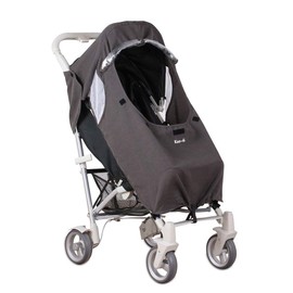 Koo-di Pack It Keep Me Dry! Universal Single Stroller Rain and Wind Cover Featuring Roll Up Window