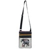 Asita Unisex Boho Cross Body Tapestry Elephant Bag, Beige, Medium