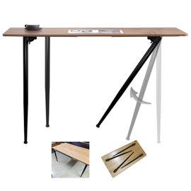 Benbuoo Metal Folding Legs for Table Fixed 28 inch Height Heavy Duty Replacement Foldable for Kitchen rv Table Leg (Set of 4)