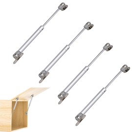 Spldsun Pack of 4 Gas Springs, Support Bar for Kitchen Cabinet, Heavy Soft Close Hinge with Lid Lift Support, Suitable for Doors and Kitchen Furniture