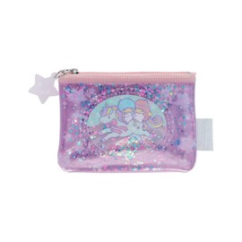 Sun-Star Stationery S2336979 Sanrio Characters Goods, Mini Pouch, Sequins, Little Twin Stars, Lavender