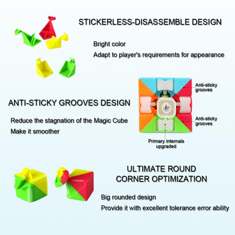 Magic Cube Magic Cube 3 x 3 Set Speed Cube