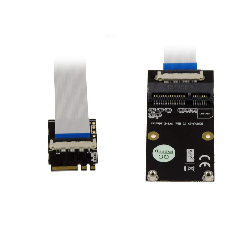 KALEA-INFORMATIQUE. Converter Mini PCIe to M.2 Key A E Connector