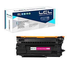 LCL Remanufactured Toner Cartridge Replacement for HP 655A CF453A Color Laserjet Enterprise M681f MFP M681z MFP M682z M652dn M652n M653dh M653dn M653x M681 M681dh M681f (1-Pack Magenta)