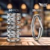 Klangfeiler® Split Rings For Key Rings, 25 mm Diameter, Pack