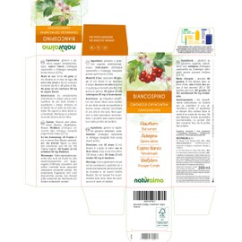 Hawthorn (Crataegus oxyacantha or C. laevigata) Alcohol-Free Bud Extract from Fresh Buds Naturalma - Liquid Extract Drops 200 ml - Dietary Supplement - Vegans