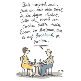 Inkognito Postcard A6 • 8190 ''Essen posten Artist: Til Mette • Satire • Cartoons