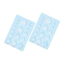 SEWACC 2pcs Paper Quilling Mold Half Ball Quilling Board DIY Paper Craft Mold Paper Quilling Plate Art Paper DIY Board Artwork Mold Quilling Supplies Plastic 3D Tool with Scale