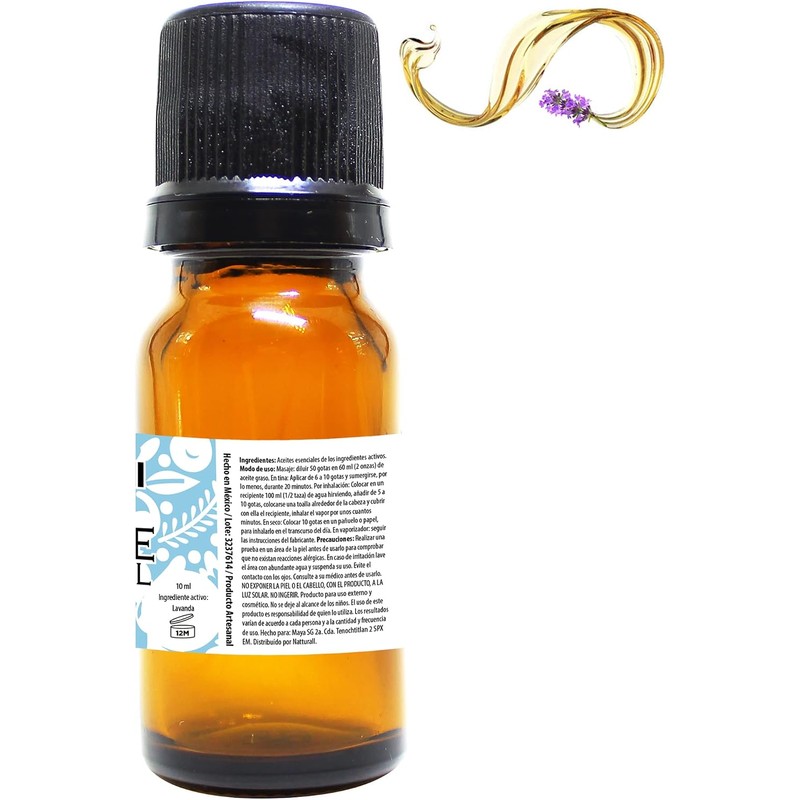 Aceite esencial de LAVANDA 100% Puro 10 ml