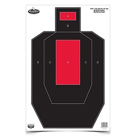 Birchwood Casey Dirty Bird BC-IPSC Practice Target (Per 3), 16.5 x 24-Inch