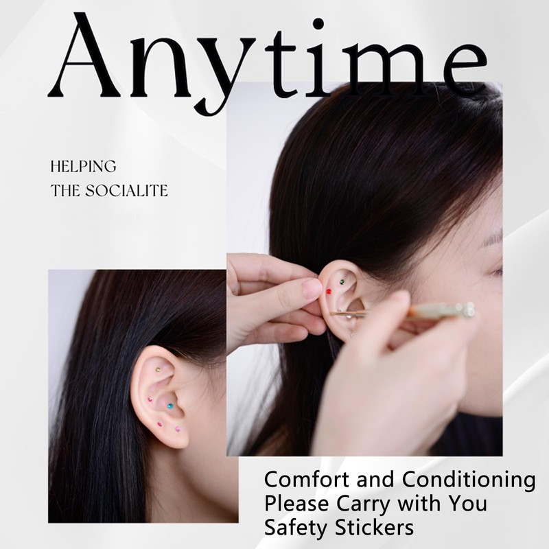 Ear Seeds Acupuncture Kit - Relaxation, Easy Application, and Excellent