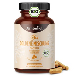 Achterhof Golden Mix Capsules Organic Pack of 120 | Piperine Free