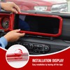JeCar Instrument Panel Trim Covers Navigation Touch Sreen Decoration Kits