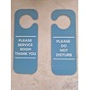 Do Not Disturb Sign Door Hanger Hotel Guest House B&B