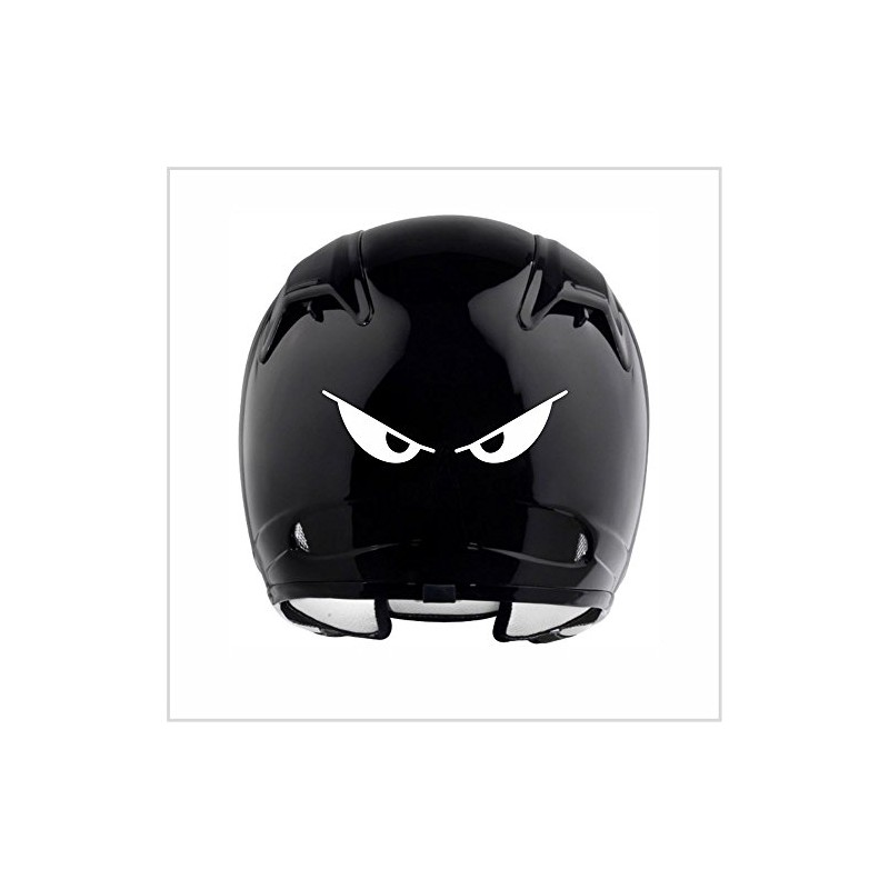 Everything Graphix Evil Eyes No Fear Motorcycle Biker Helmet Reflective