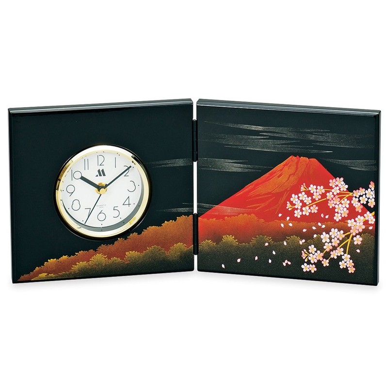 Folding screen clock ( middle) Fuji Sakura < Fuji >