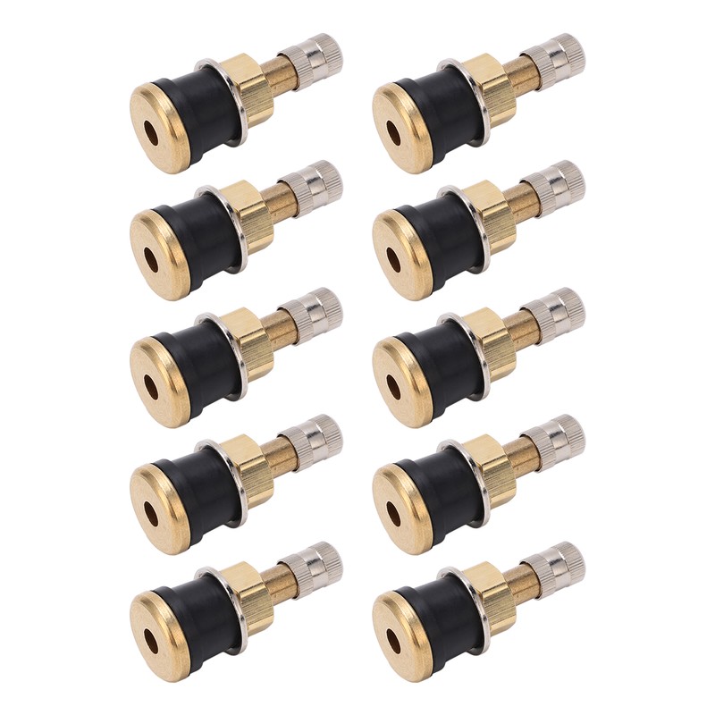 10 Pcs Brass Valve Stem TR501 High Strength Tubeless Truck