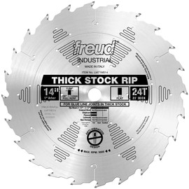 Freud LM71M014: 14" x 24T Thick Stock Rip Blade