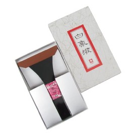 Tsugaru Japanese Shamisen Plectrum Bachi (Hakuzou, No.15, Black) 津軽三味線バチ（白象・15号黒）