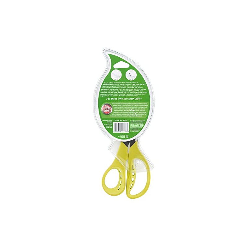Clauss 18484 Airshoc Titanium Non Stick Garden Shear, Green (6