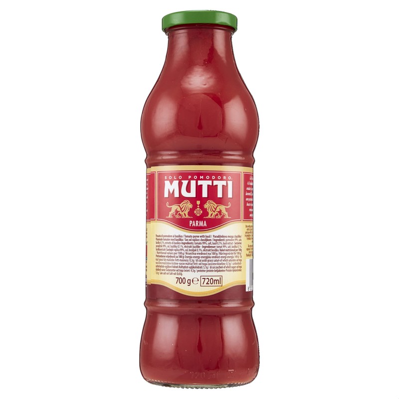 Mutti Passata with Basil 700g (Pack of 12)