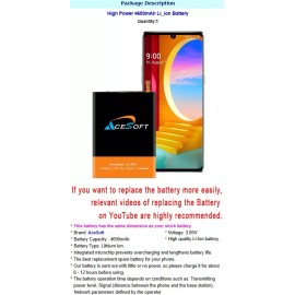 For LG Superior Quality 4690mAh Replaceable Lithium Battery for LG Velvet 5G LM-G900UM