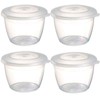 Lakeland Mini Plastic Reusable Lidded Pudding Basins 150ml – Pack