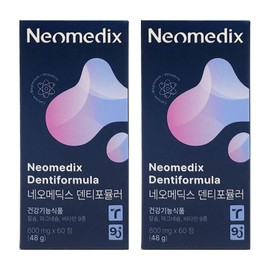 Neomedix Review of Neomedix Denti Formula, purchased with my own money, bone and teeth health, Neometics efficacy ingredients, 60 tablets, 2 units / 네오메딕스 덴티포뮬러 내돈내산 후기 뼈 치아 건강 네오메틱스 효능 성분 60정 2개
