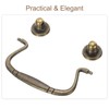 sourcing map 4pcs Bail Pull Handle, 4 Inch Bail Drawer