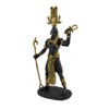 Black Thoth Egyptian God Golden Accents Statue