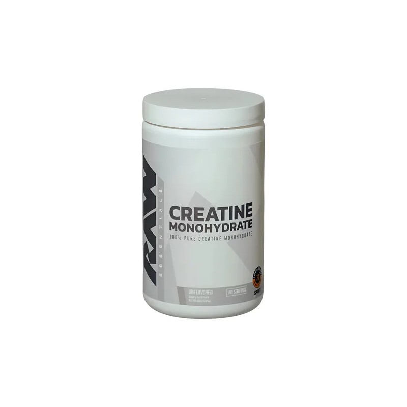 Raw Creatina Monohidratada 500 Gramos 100 Porciones Sabor Sin Sabor