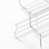 NEETBU Acrylic Display Risers,Perfume Stand Organizer Clear 4 Tier Cupcake