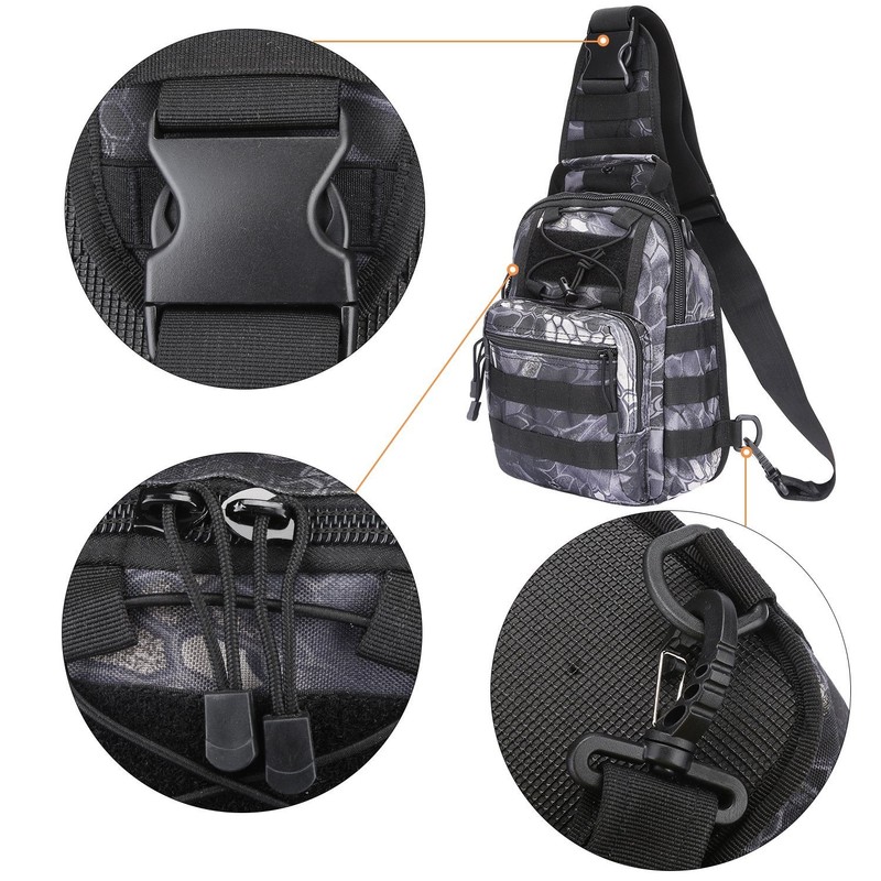 G4Free Lightweight Tactical Assault Small One Strap Sling MOLLE Backpack