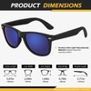 LINVO Polarized Sunglasses for Men Driving Sun glasses Shades 80's