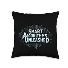 Smart Algorithms Unleashed Edge AI Machine Learning Edge Throw Pillow