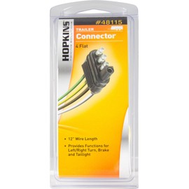 Hopkins Towing Solutions 48115 4 Wire Flat Trailer End Connector
