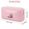Gifts for Book Lovers Women Oxford Cloth Makeup Bag Book