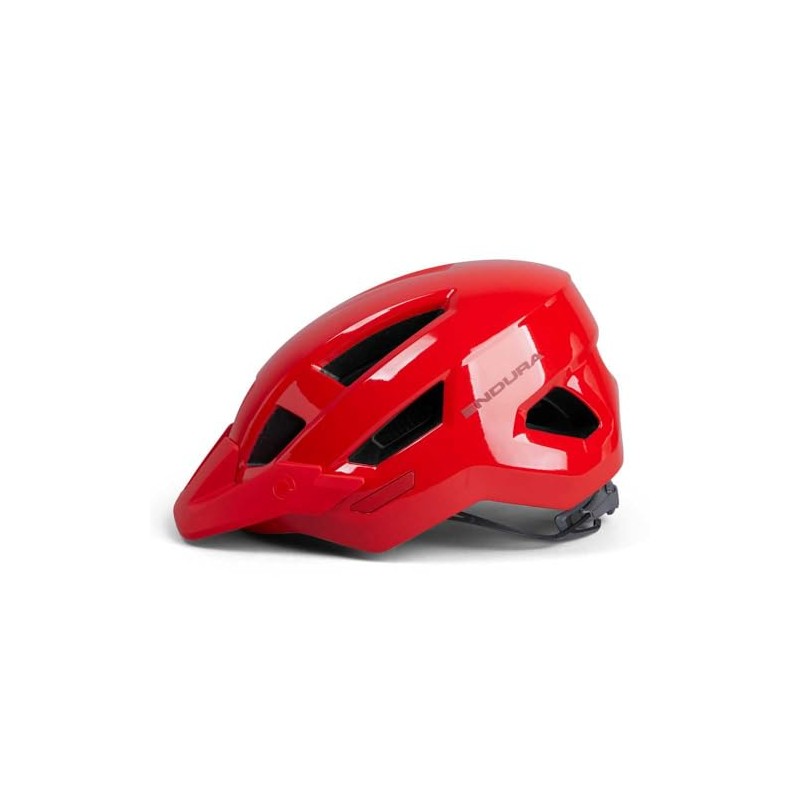 Endura Men's Hummvee Cycling Helmet, Flame red, L-XL