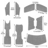 Qavctw 9Pcs Helmet Patches Hook and Loop, Tactical Patches Military