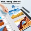 Dunwell 5x7 Photo Sleeves for 3-Ring Binder, (25 Pack) 5x7",