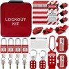 Lockout Tagout Kit Electrical Loto - Clamp-On Circuit Breaker Lockout,