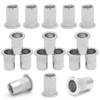 Qjaiune 20PCS 3/8"-16 Stainless Steel Threaded Insert Rivet Nut, 3/8-16UNC