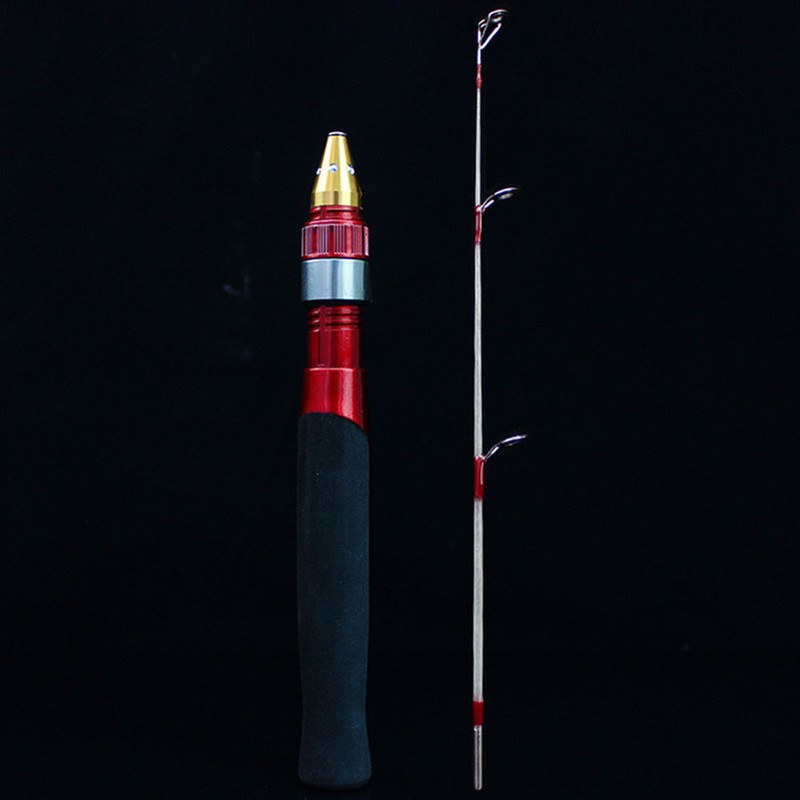 50cm Lightweight Mini 2 Sections Winter Ice Solid Fishing Shrimp