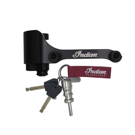 Indian Motorcycle Front Wheel Disc Lock, Black
