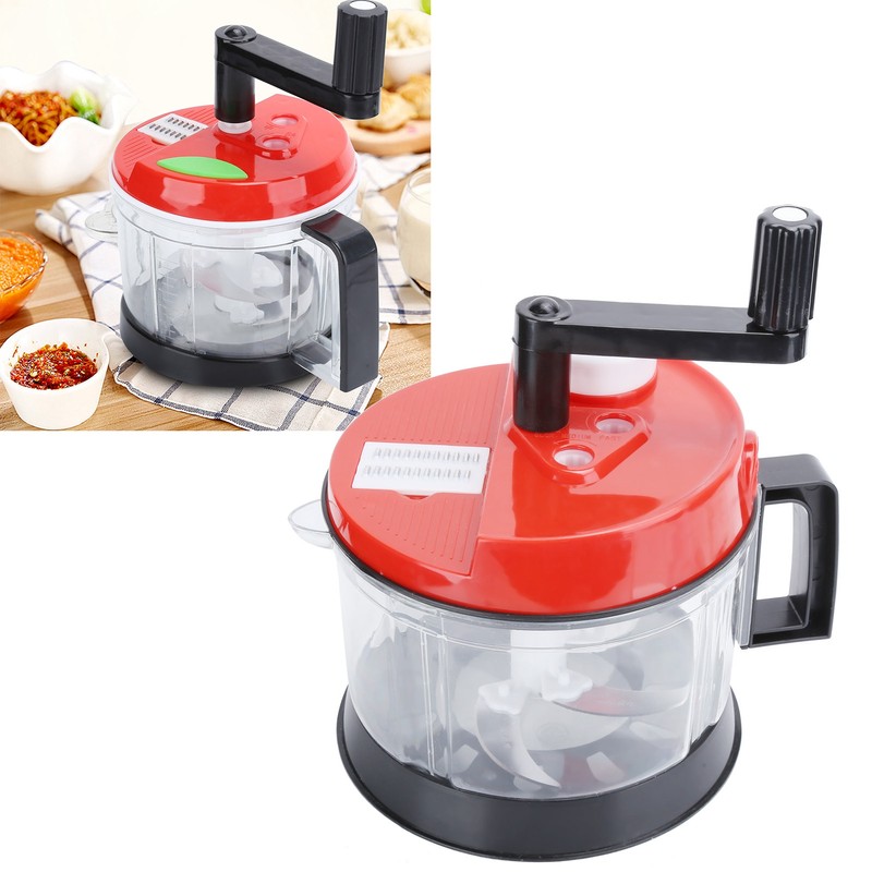 Manual Food Mixer Blender Multifunction Grinder Vegetable Chopper Shredder JuicerL