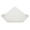Drill Free Acrylic Bathroom Storage Shelf Space Aluminum Wall Mounted
