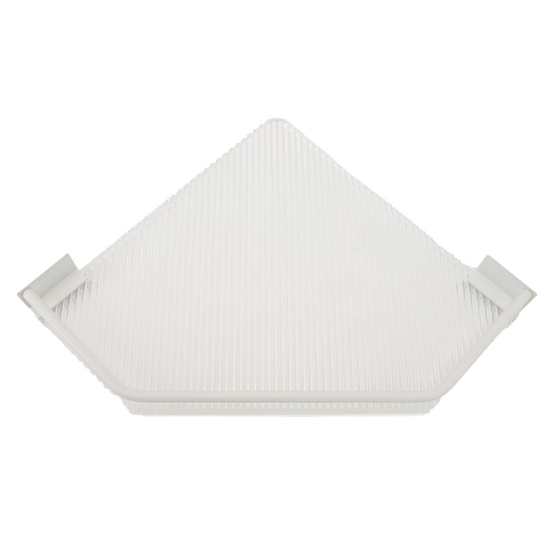 Drill Free Acrylic Bathroom Storage Shelf Space Aluminum Wall Mounted